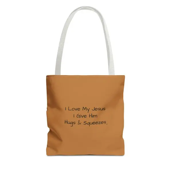 My Tote Bag (AOP) I Love My Jesus I Give Him Hugs & Squeezes TM - Image 13