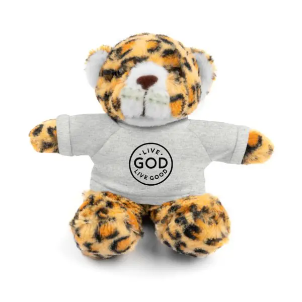 A Stuffed Animal with Tee LIVE GOD LIVE GOOD TM - Image 7