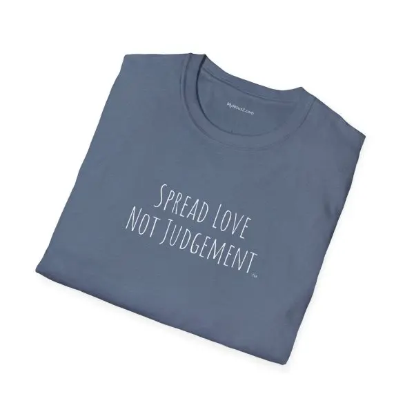 Spread Love Not Judgement Unisex Softstyle T-Shirt TM - Image 12