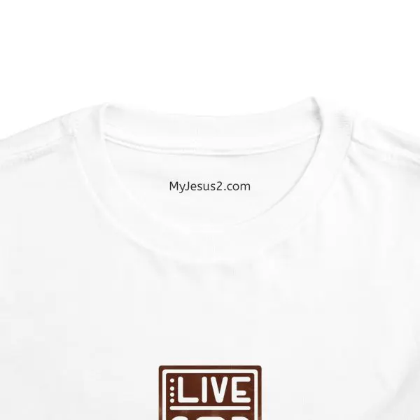 Toddler Short Sleeve Tee LIVE GOD LIVE GOOD TM - Image 6