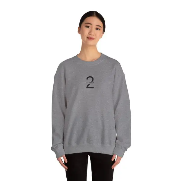 Unisex Heavy Blend Crewneck Sweatshirt My Jesus 2 Logo TM - Image 2