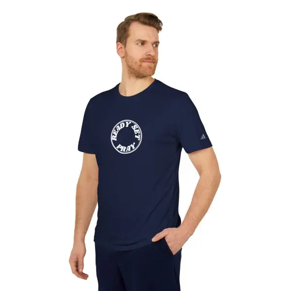 adidas Unisex Sport T-shirt READY SET PRAY TM - Image 3