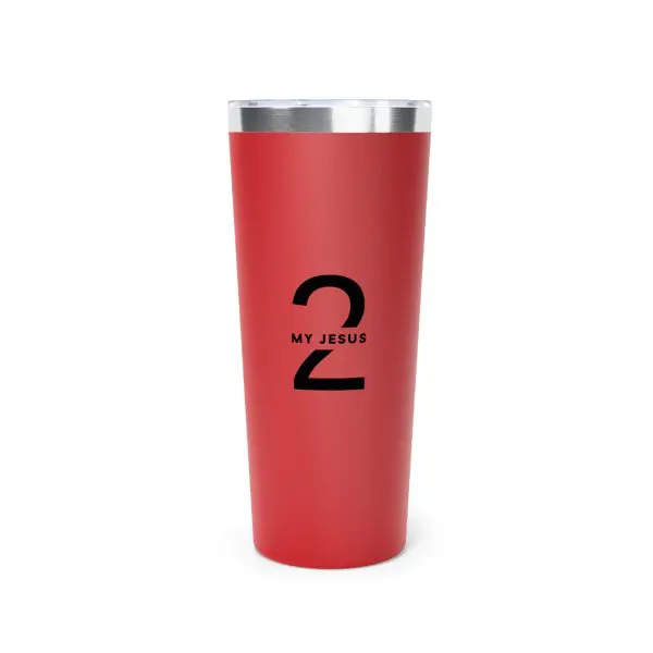 Copper Vacuum Insulated Tumbler, 22oz My Jesus 2 TM - Image 7