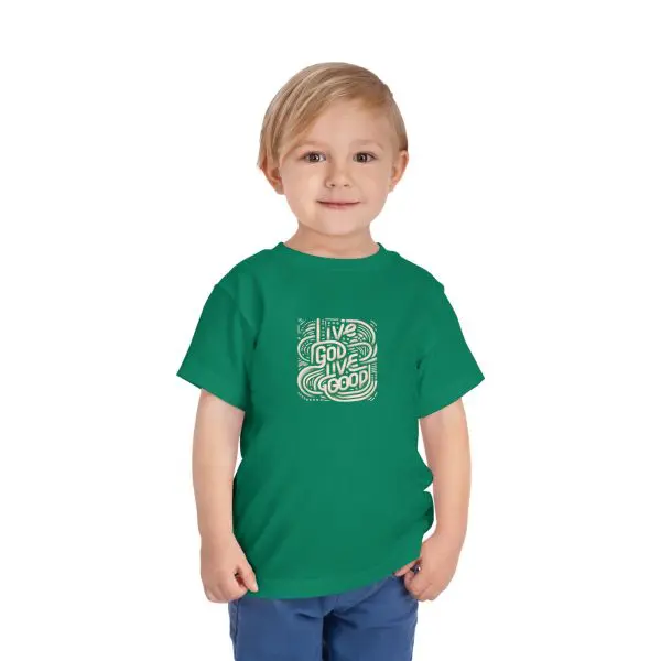 Toddler Short Sleeve Tee LIVE GOD LIVE GOOD TM - Image 14