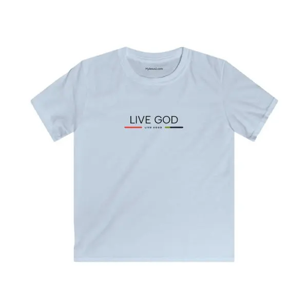Kids Softstyle Tee LIVE GOD LIVE GOOD TM - Image 9