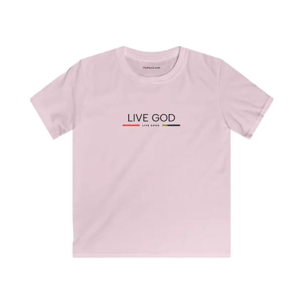 Kids Softstyle Tee LIVE GOD LIVE GOOD TM - Image 13