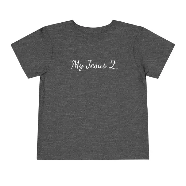 My Jesus 2 Toddler Short Sleeve Tee White Letters TM - Image 21
