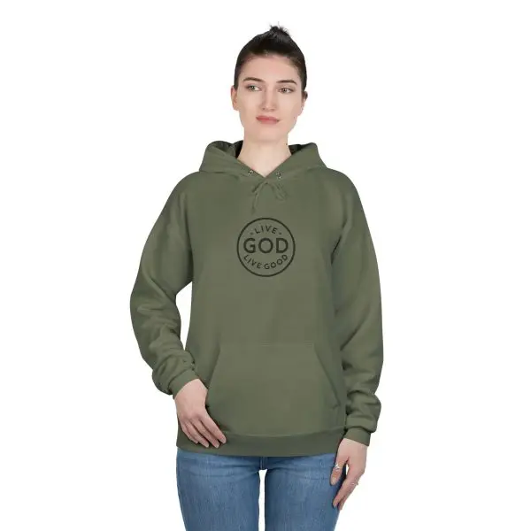 Unisex EcoSmart Pullover Hoodie Sweatshirt LIVE GOD LIVE GOOD TM - Image 23
