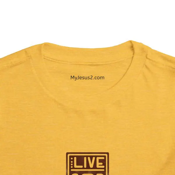 Toddler Short Sleeve Tee LIVE GOD LIVE GOOD TM - Image 15