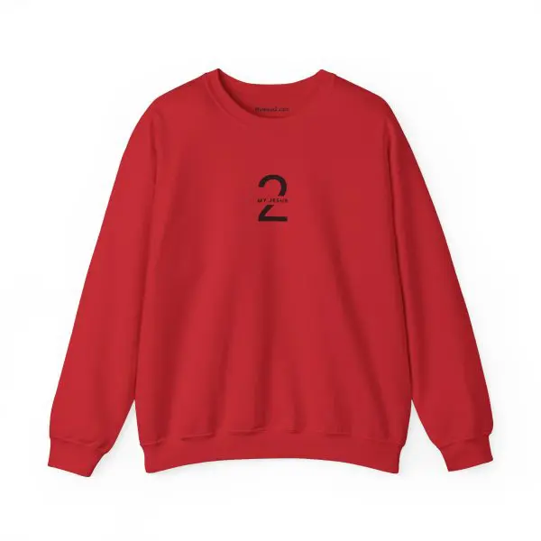 Unisex Heavy Blend Crewneck Sweatshirt My Jesus 2 Logo TM - Image 13