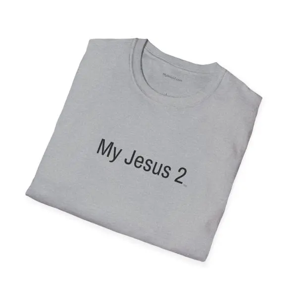 My Jesus 2 Unisex Softstyle T-Shirt Black Letters TM - Image 10