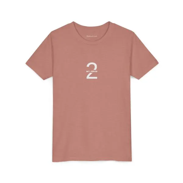 My Jesus 2 Logo Youth Short Sleeve Tee TM - Image 2