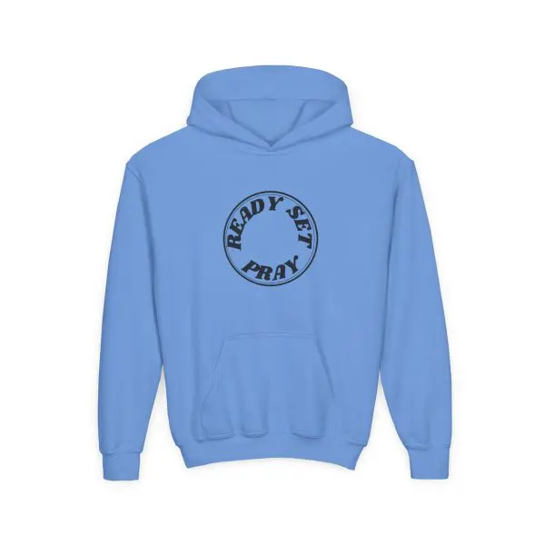 Heavy Blend Kids Hooded Sweatshirt READY SET PRAY TM - Image 13