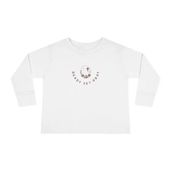 READY SET PRAY Toddler Long Sleeve Tee TM