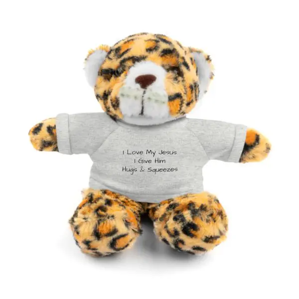 A Stuffed Animal with Tee I Love My Jesus I Give Him Hugs & Squeezes TM - Image 79