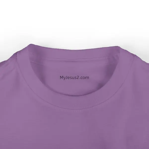 Infant Fine Jersey Tee I Love My Jesus I Give Him Hugs & Squeezes Black Letters TM - Image 6