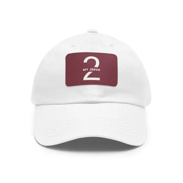 Hat with Leather Patch (Rectangle) My Jesus 2 TM - Image 29