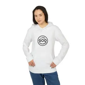 Unisex adidas Fleece Hoodie LIVE GOD LIVE GOOD TM