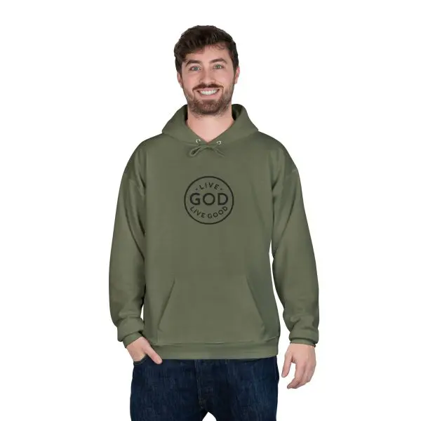 Unisex EcoSmart Pullover Hoodie Sweatshirt LIVE GOD LIVE GOOD TM - Image 24