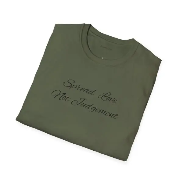 Spread Love Not Judgement Unisex Softstyle T-Shirt TM - Image 12