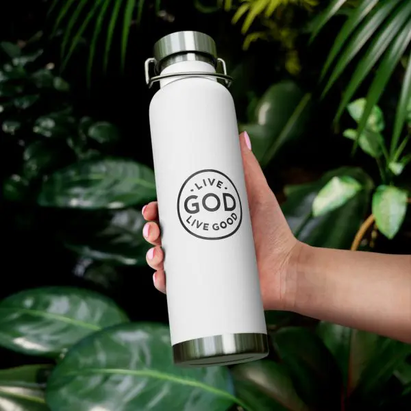 Copper Vacuum Insulated Bottle, 22oz LIVE GOD LIVE GOOD TM - Image 6