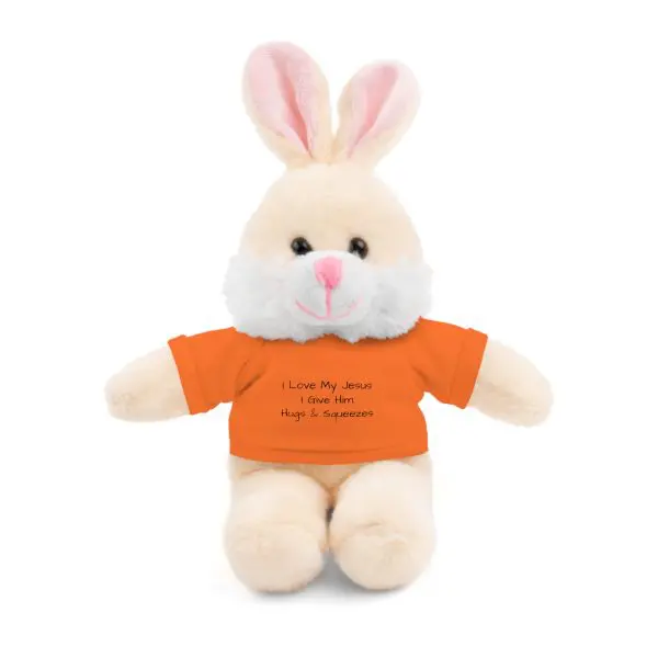 A Stuffed Animal with Tee I Love My Jesus I Give Him Hugs & Squeezes TM - Image 43