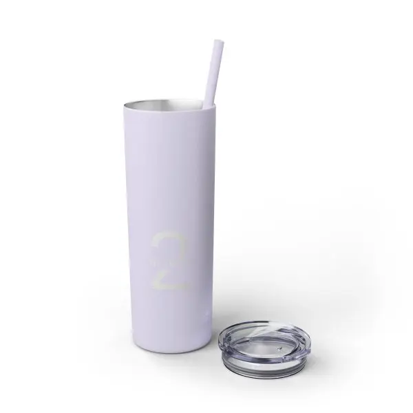 Cup Skinny Tumbler with Straw, 20oz My Jesus 2 TM - Image 32