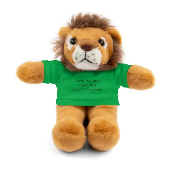 A Stuffed Animal with Tee I Love My Jesus I Give Him Hugs & Squeezes TM - Image 100