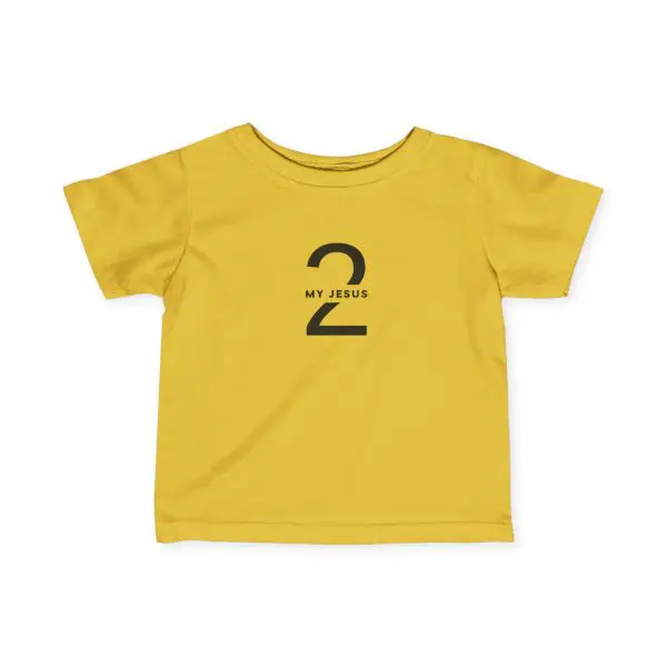 Infant Fine Jersey Tee My Jesus 2 Logo TM - Image 9
