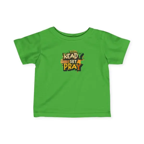 Infant Fine Jersey Tee READY SET PRAY TM - Image 5