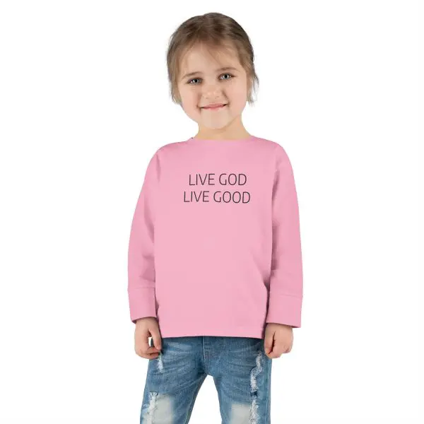 LIVE GOD LIVE GOOD Toddler Long Sleeve Tee TM - Image 12