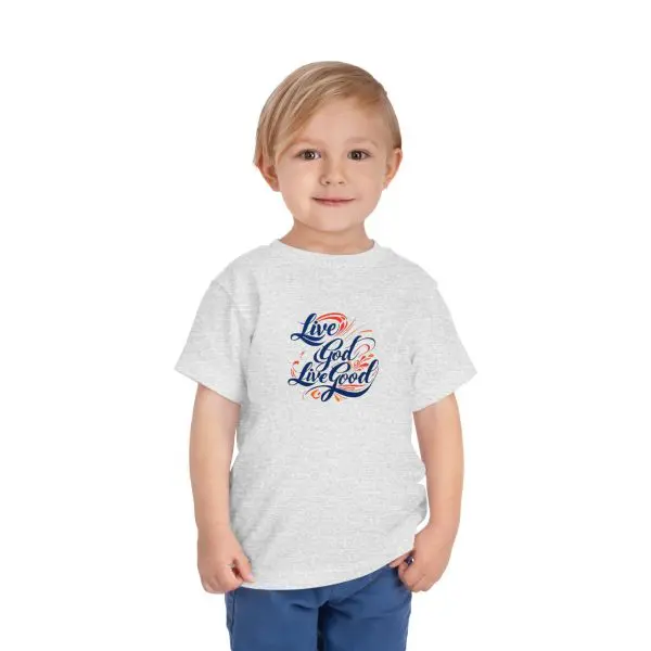 LIVE GOD LIVE GOOD Toddler Short Sleeve Tee TM - Image 10