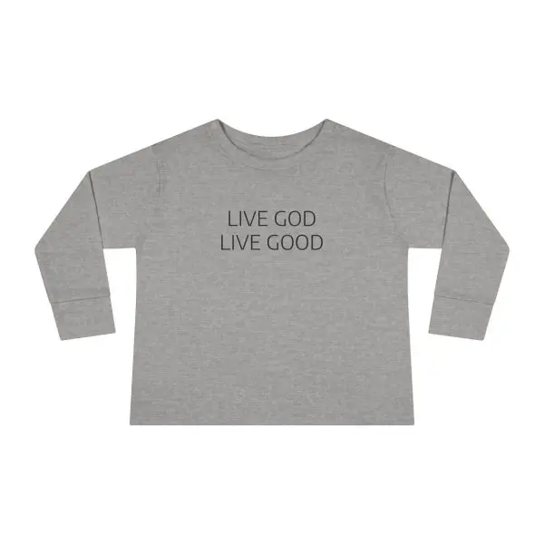 LIVE GOD LIVE GOOD Toddler Long Sleeve Tee TM - Image 7
