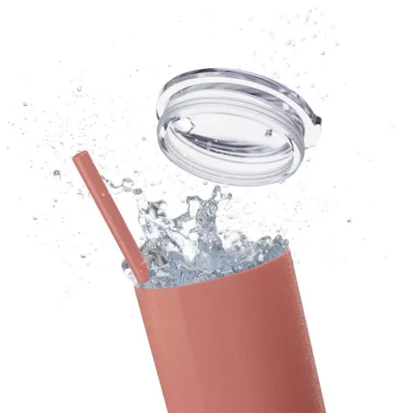 Cup Skinny Tumbler with Straw, 20oz My Jesus 2 TM - Image 15