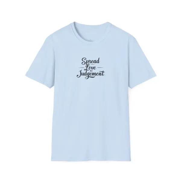 Spread Love Not Judgement Unisex Softstyle T-Shirt TM - Image 11