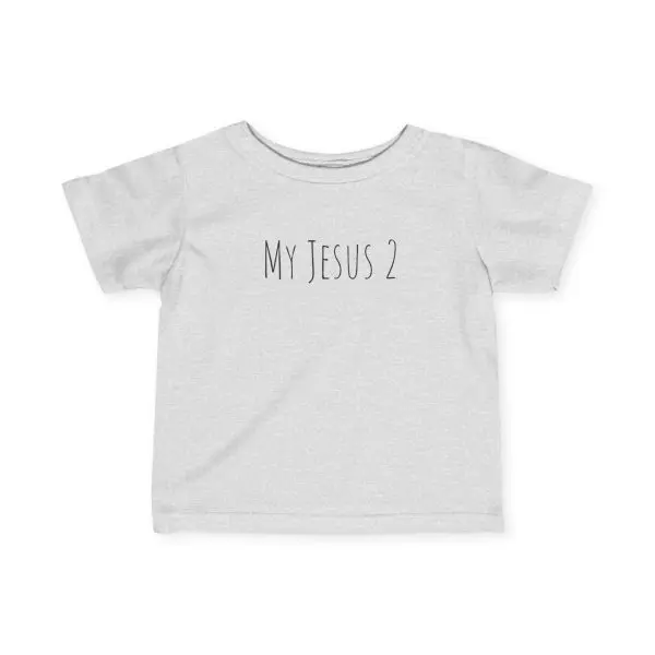 Infant Fine Jersey Tee My Jesus 2 TM - Image 3
