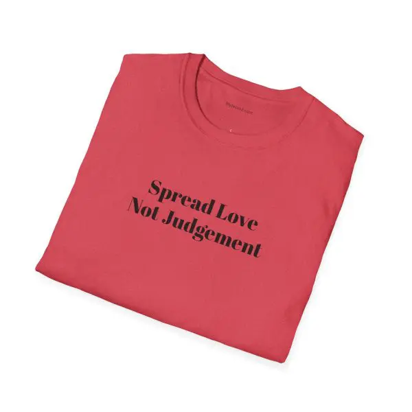 Spread Love Not Judgement Unisex Softstyle T-Shirt TM - Image 14