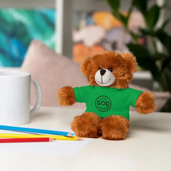A Stuffed Animal with Tee LIVE GOD LIVE GOOD TM - Image 28