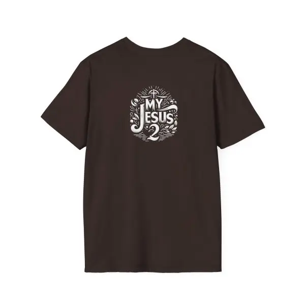 My Jesus 2 w/ Picture On Back Unisex Softstyle T-Shirt TM - Image 6