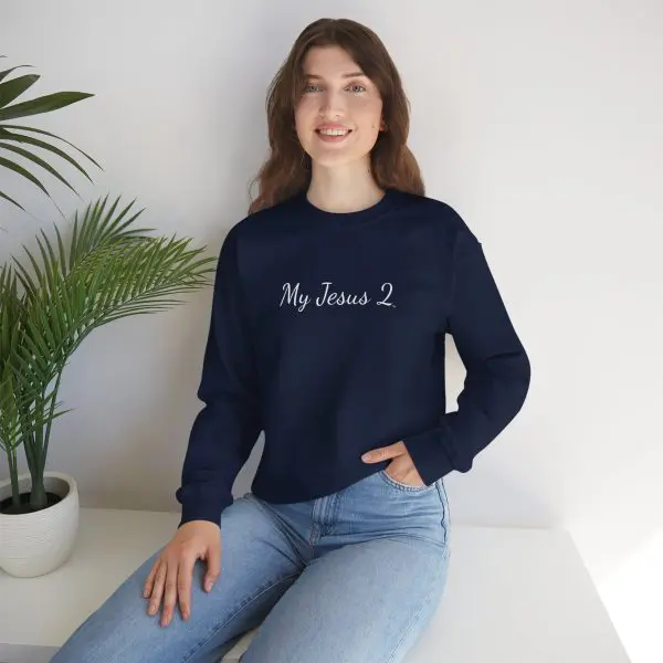 Unisex Heavy Blend Crewneck Sweatshirt My Jesus 2 TM - Image 24