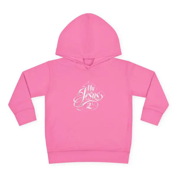 Toddler Pullover Fleece Hoodie My Jesus 2 TM - Image 19