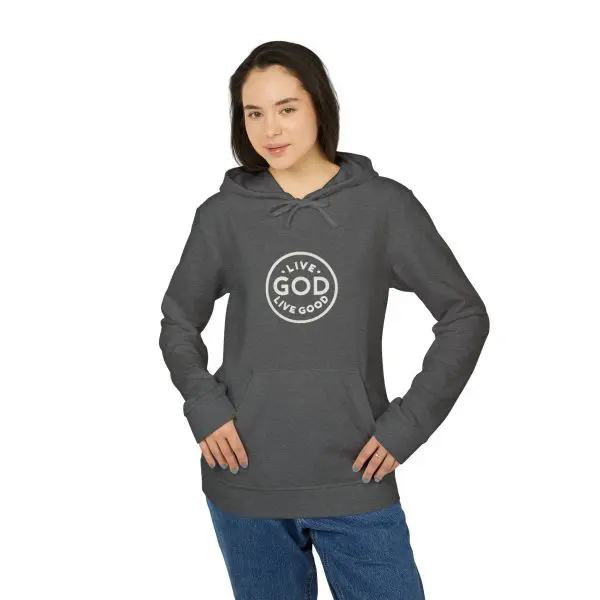 Unisex adidas Fleece Hoodie LIVE GOD LIVE GOOD TM - Image 4