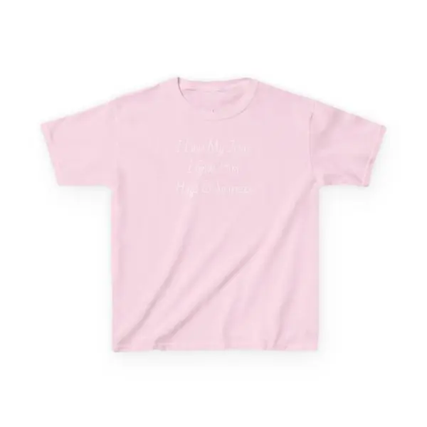 I Love My Jesus I Give Him Hugs & Squeezes Kids Heavy Cotton Tee Shirt TM - Image 9