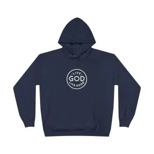 Unisex EcoSmart Pullover Hoodie Sweatshirt LIVE GOD LIVE GOOD TM