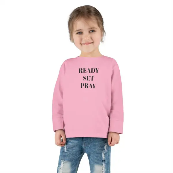 READY SET PRAY Toddler Long Sleeve Tee TM - Image 12