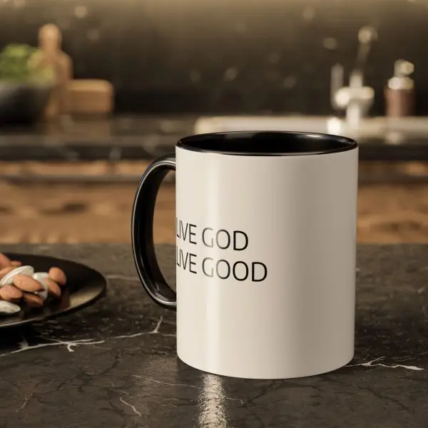 Colorful Mugs, 11oz LIVE GOD LIVE GOOD TM - Image 2