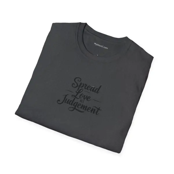 Spread Love Not Judgement Unisex Softstyle T-Shirt TM - Image 10