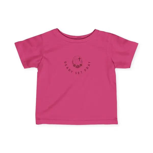 Infant Fine Jersey Tee READY SET PRAY TM - Image 15
