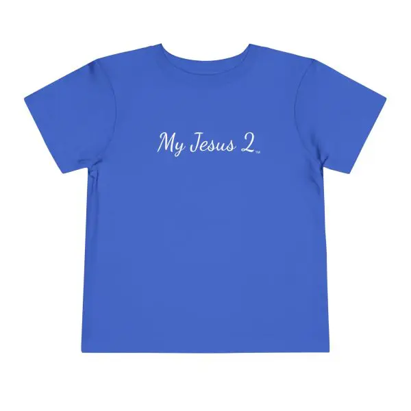 My Jesus 2 Toddler Short Sleeve Tee White Letters TM - Image 17