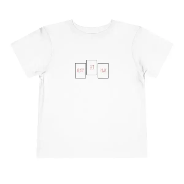 Toddler Short Sleeve Tee READY SET PRAY TM - Image 2